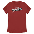 Women's Marvel Black and White T-Shirt